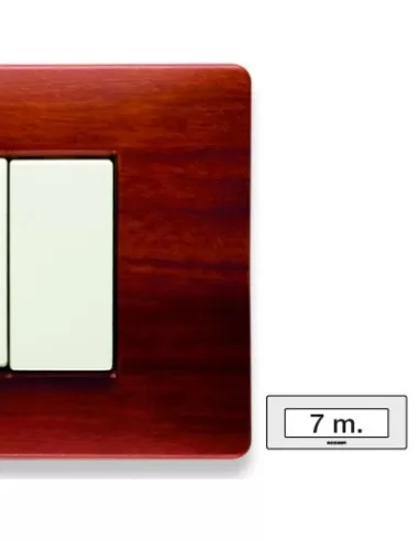 Plaque de mélange Master 21mx417, 7 emplacements, essence cerise